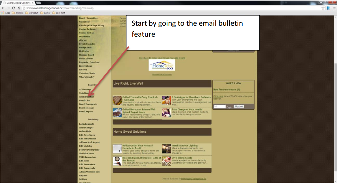 EMAIL BULLETINS Attaching Documents Email Bulletin Feature