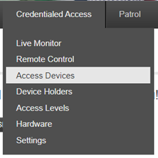 Admin/Dealer - Adding Access Device Credits