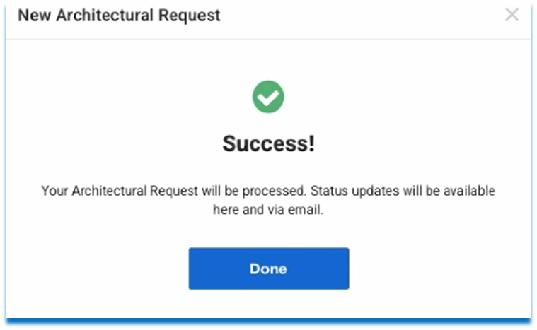 Manager- Architectural Change Request Guide - Community Portal